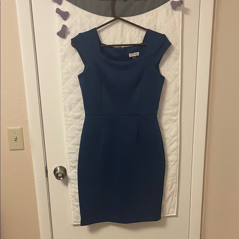 Calvin Klein Blue Mini Dress
